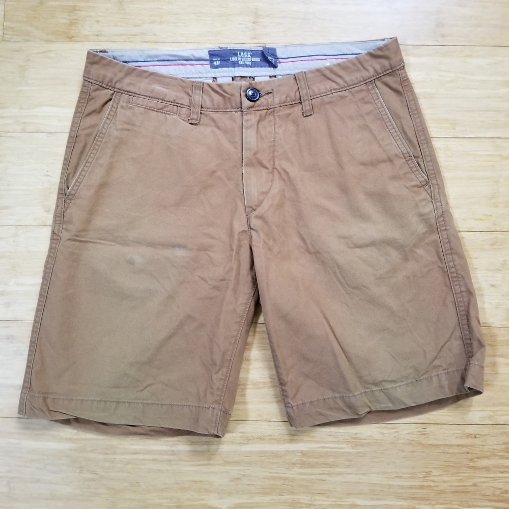 Men's H&M Khaki L.O.G.G. Shorts | Sz 31